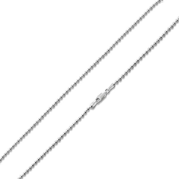 Sterling Silver Bead Chain 2.5 MM