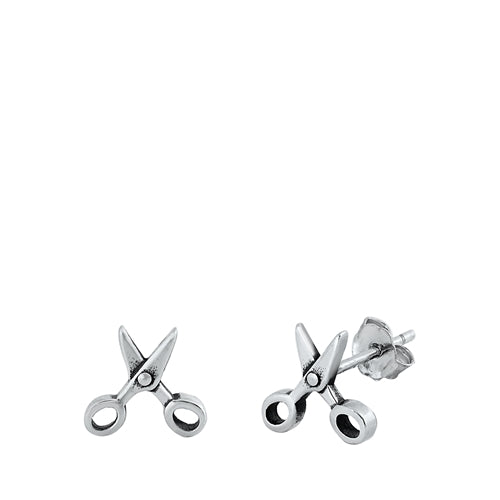 Sterling Silver Beauty Scissor Earrings