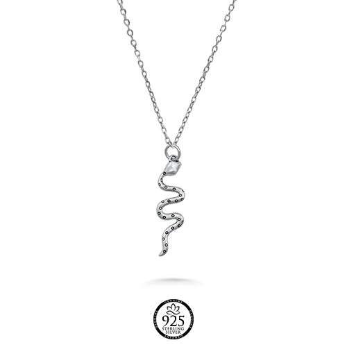 Sterling Silver My Gentle Snake Charm
