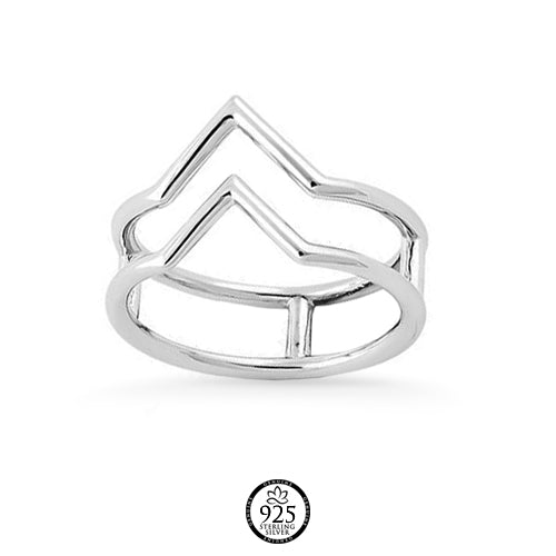 Sterling Silver Abstract Ring