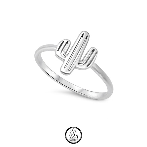 Sterling Silver Cactus Ring