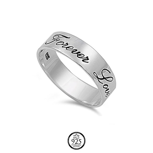 Sterling Silver Forever Love Ring