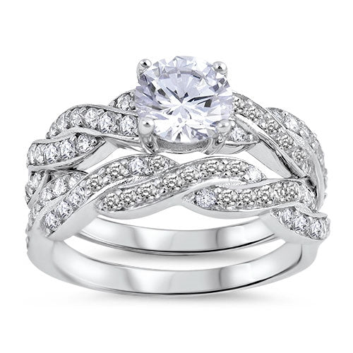 Sterling Silver Royalty Engagement Ring