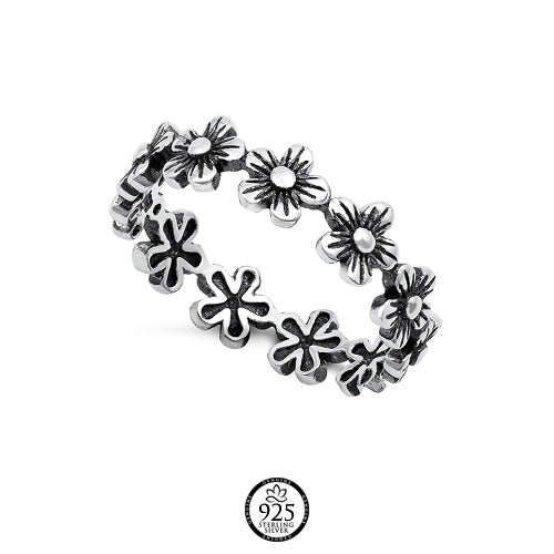 Sterling Silver Margaritas Band Ring