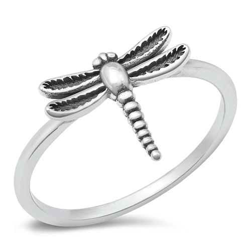 Sterling Silver Dragonfly Ring