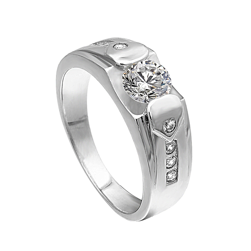 Sterling Silver Mauro Elegant Men Ring