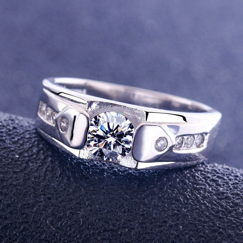 Sterling Silver Mauro Elegant Men Ring