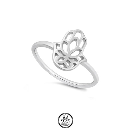Sterling Silver Hamsa Ring