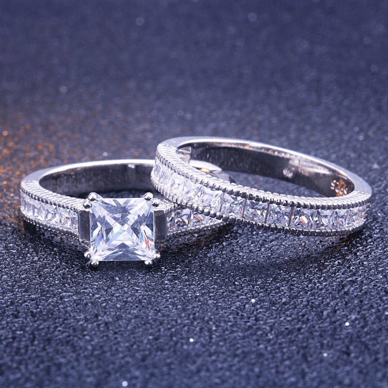 Sterling Silver La Madeleine Engagement Ring