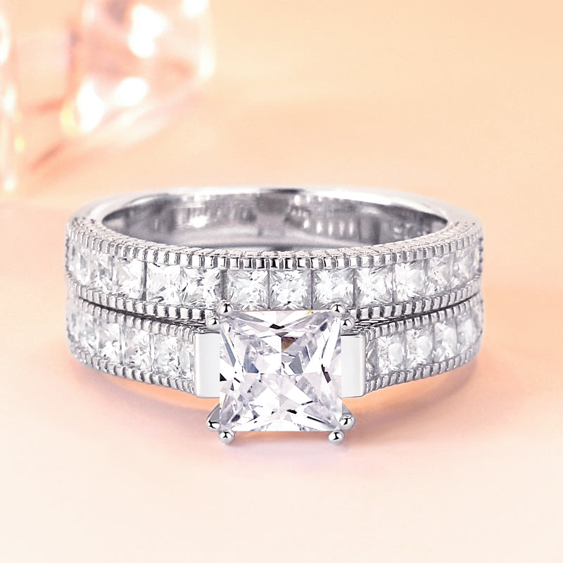 Sterling Silver La Madeleine Engagement Ring