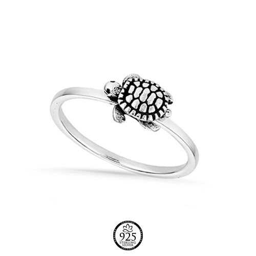 Sterling Silver Hawaii Turtle Ring