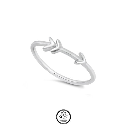 Sterling Silver Dainty Arrow Ring
