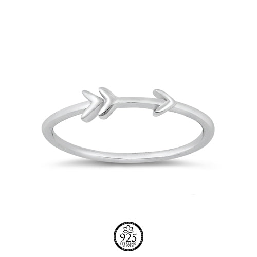 Sterling Silver Dainty Arrow Ring