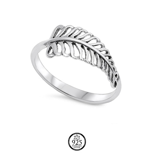 Sterling Silver Fall Leave Ring