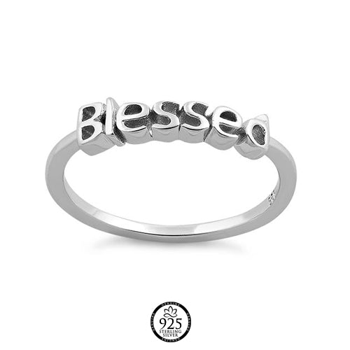 Sterling Silver Blessed Ring