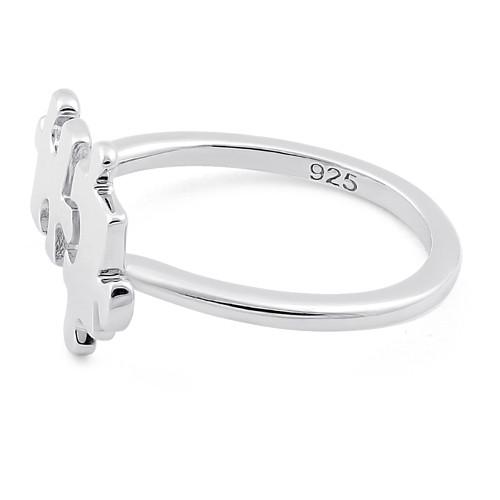 Sterling Silver Autism Puzzle Pieces Ring