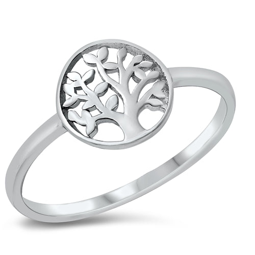 Sterling Silver Tree of Life Ring