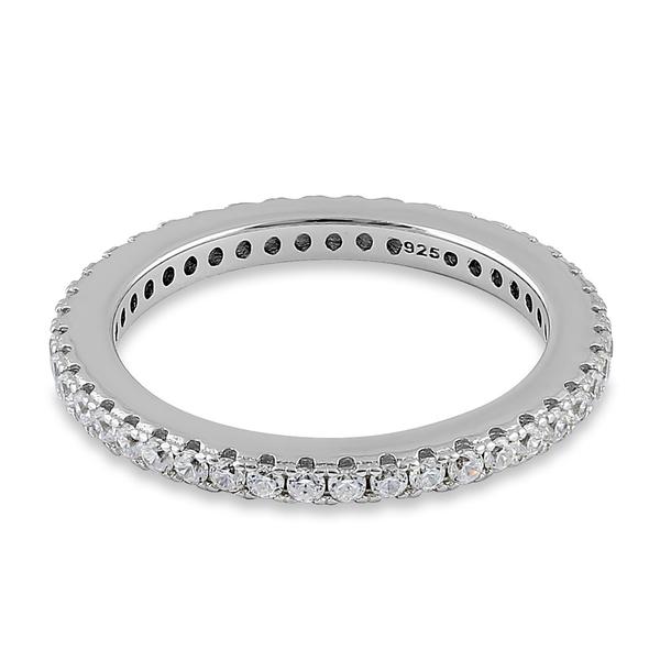 Sterling Silver Stackable Eternity Band Ring