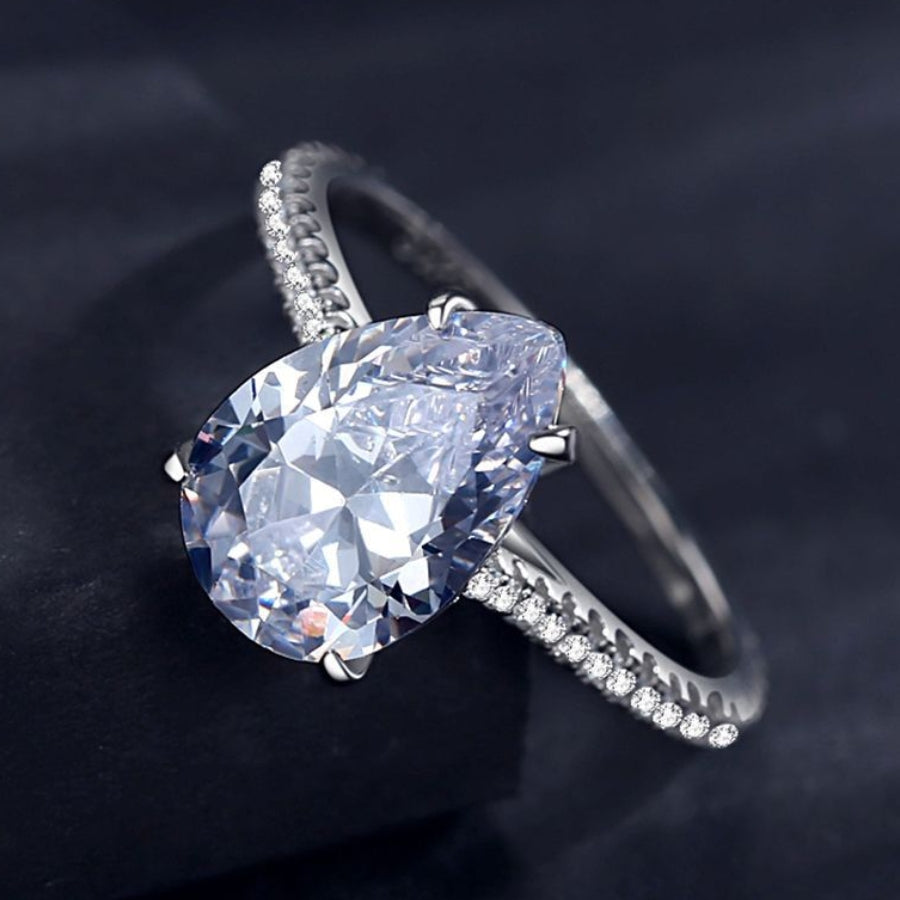 Sterling Silver Helen Love Engagement Ring