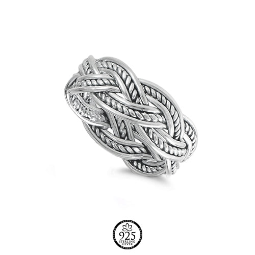 Sterling Silver Braided Ring