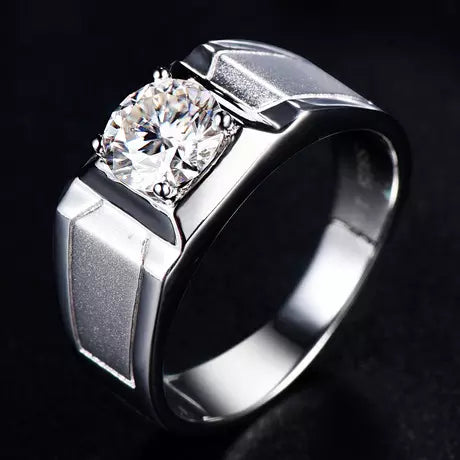 Sterling Silver Joel Engagement Ring
