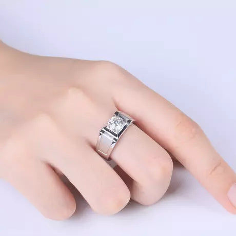 Sterling Silver Joel Engagement Ring