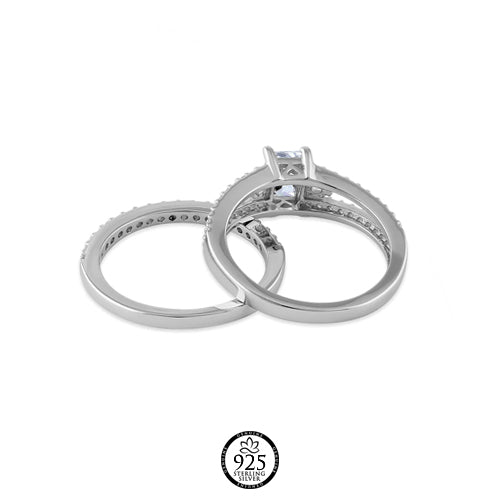 Sterling Silver Melania Engagement Ring