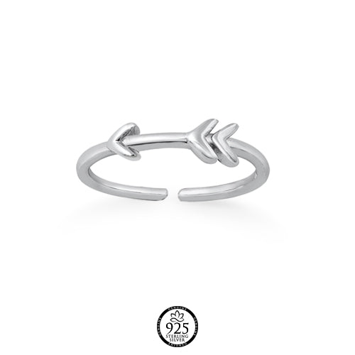 Sterling Silver Arrow Toe Ring