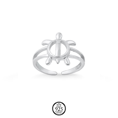 Sterling Silver Turtle Toe Ring