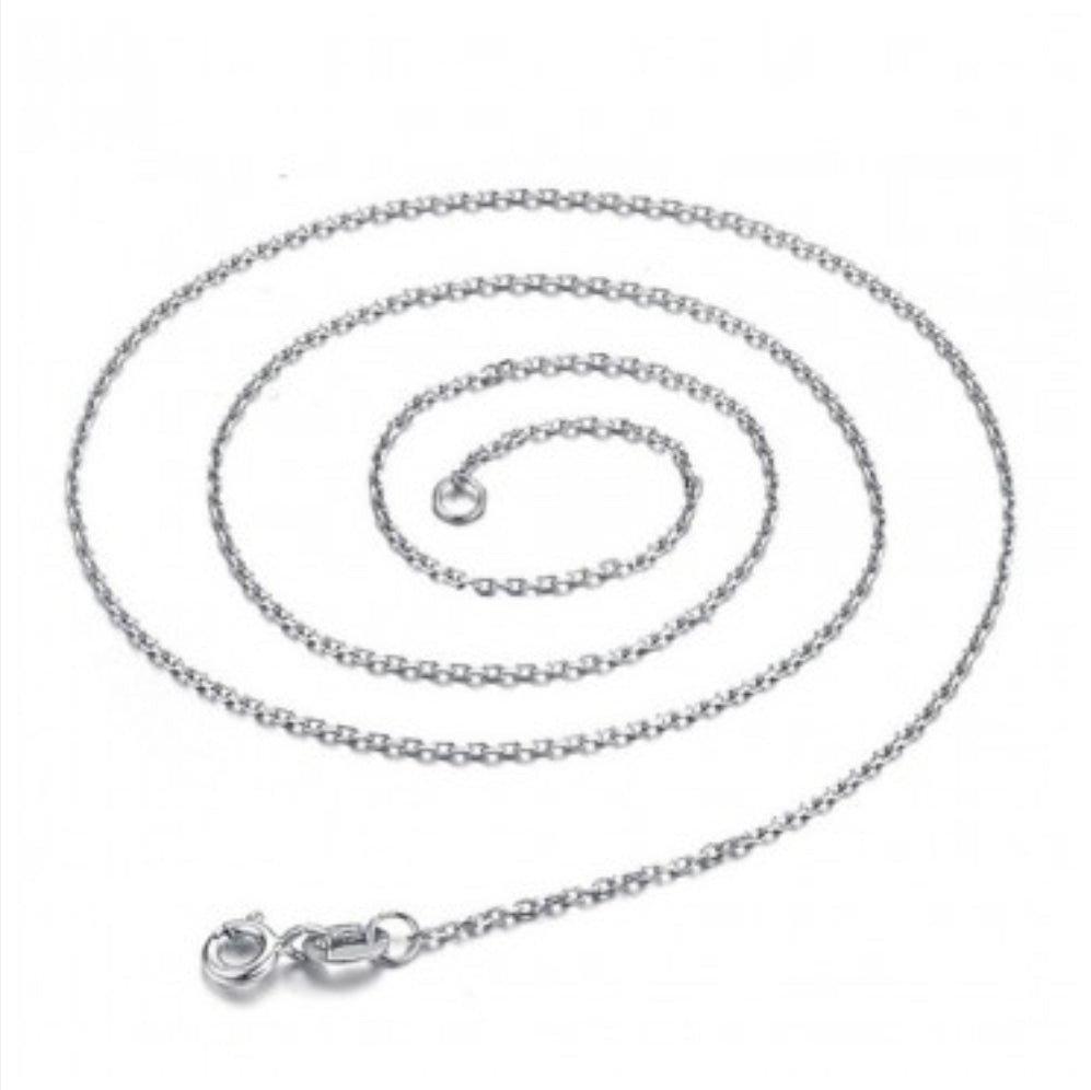 Sterling Silver Italian Cable Chain