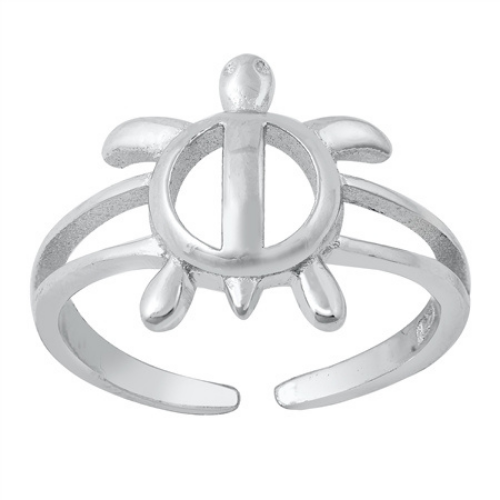 Sterling Silver Turtle Toe Ring