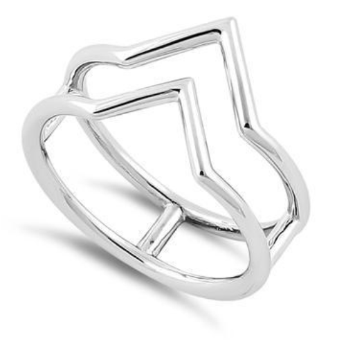 Sterling Silver Abstract Ring