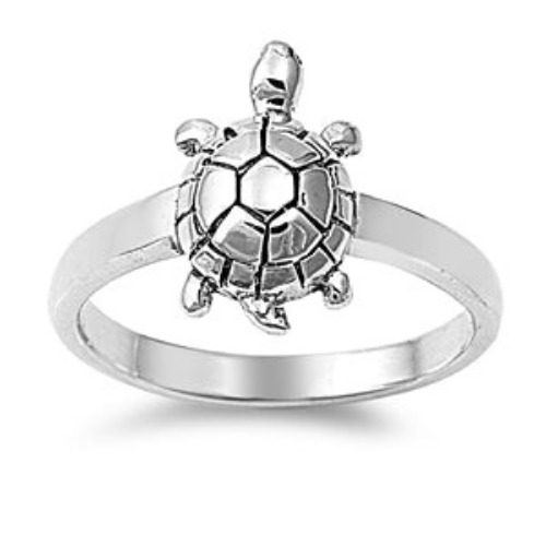 Sterling Silver Turtle Ring
