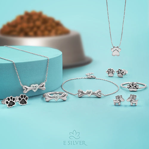Sterling Silver My Dog Bone Necklace