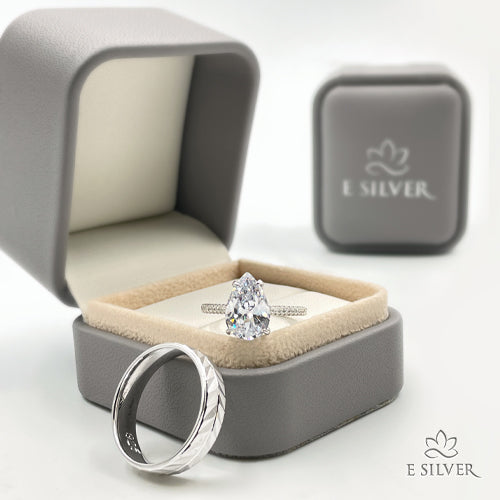 Sterling Silver Helen Love Engagement Ring