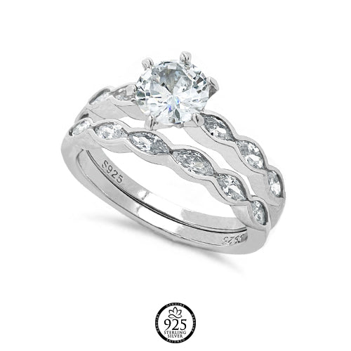 Sterling Silver Magistral Engagement Ring