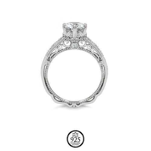 Sterling Sao Paulo Cathedral Engagement Ring