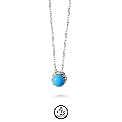 Sterling Silver Simple Vicky Necklace