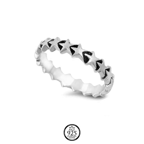 Sterling Silver Magic Stars Ring