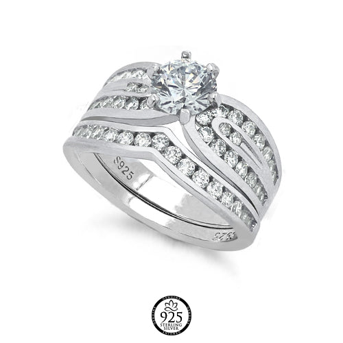 Sterling Silver Majestic Yara Engagement Ring