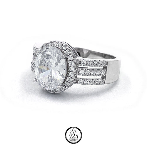 Sterling Silver Perfect Day Engagement Ring