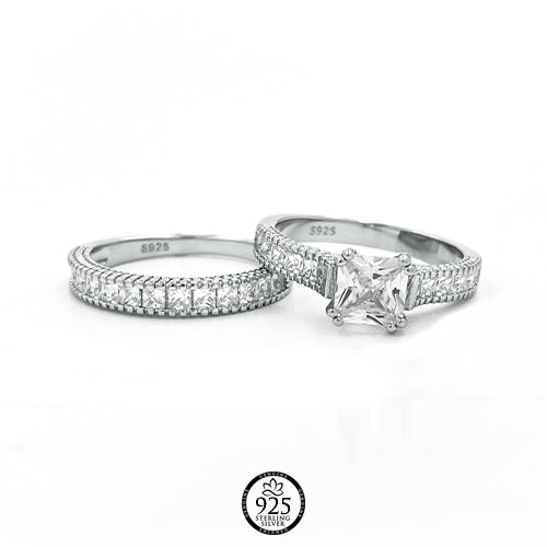 Sterling Silver La Madeleine Engagement Ring