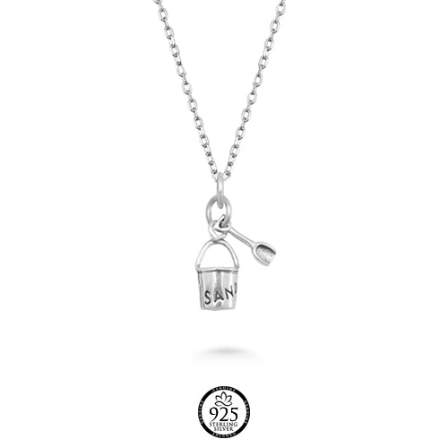 Sterling Silver Fun in the Sand Necklace