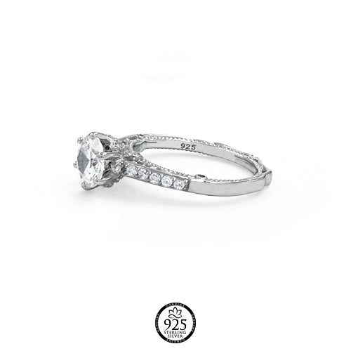 Sterling Sao Paulo Cathedral Engagement Ring