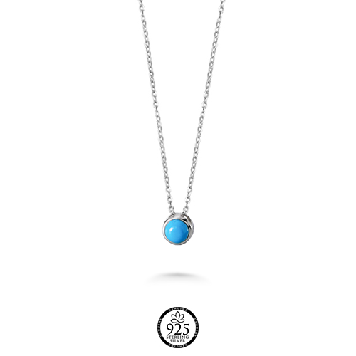 Sterling Silver Simple Vicky Necklace