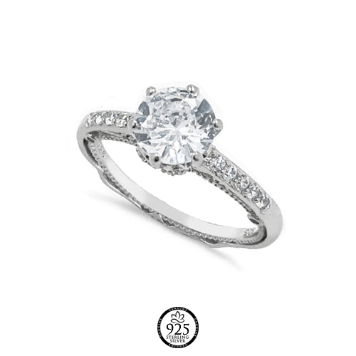 Sterling Sao Paulo Cathedral Engagement Ring