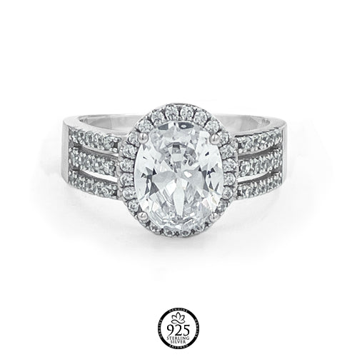 Sterling Silver Perfect Day Engagement Ring