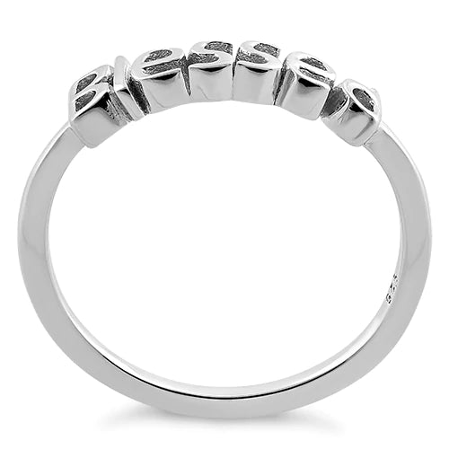Sterling Silver Blessed Ring