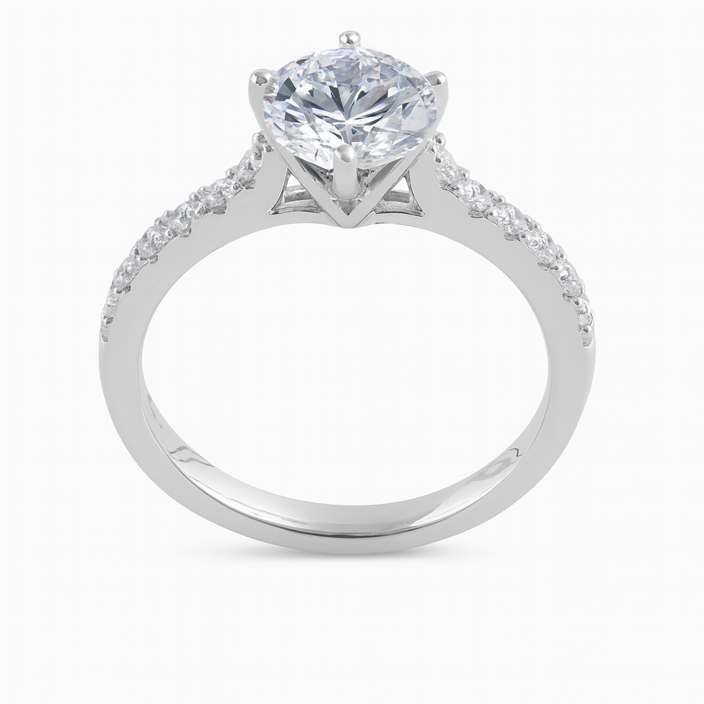 The Classy Round Cut Ring