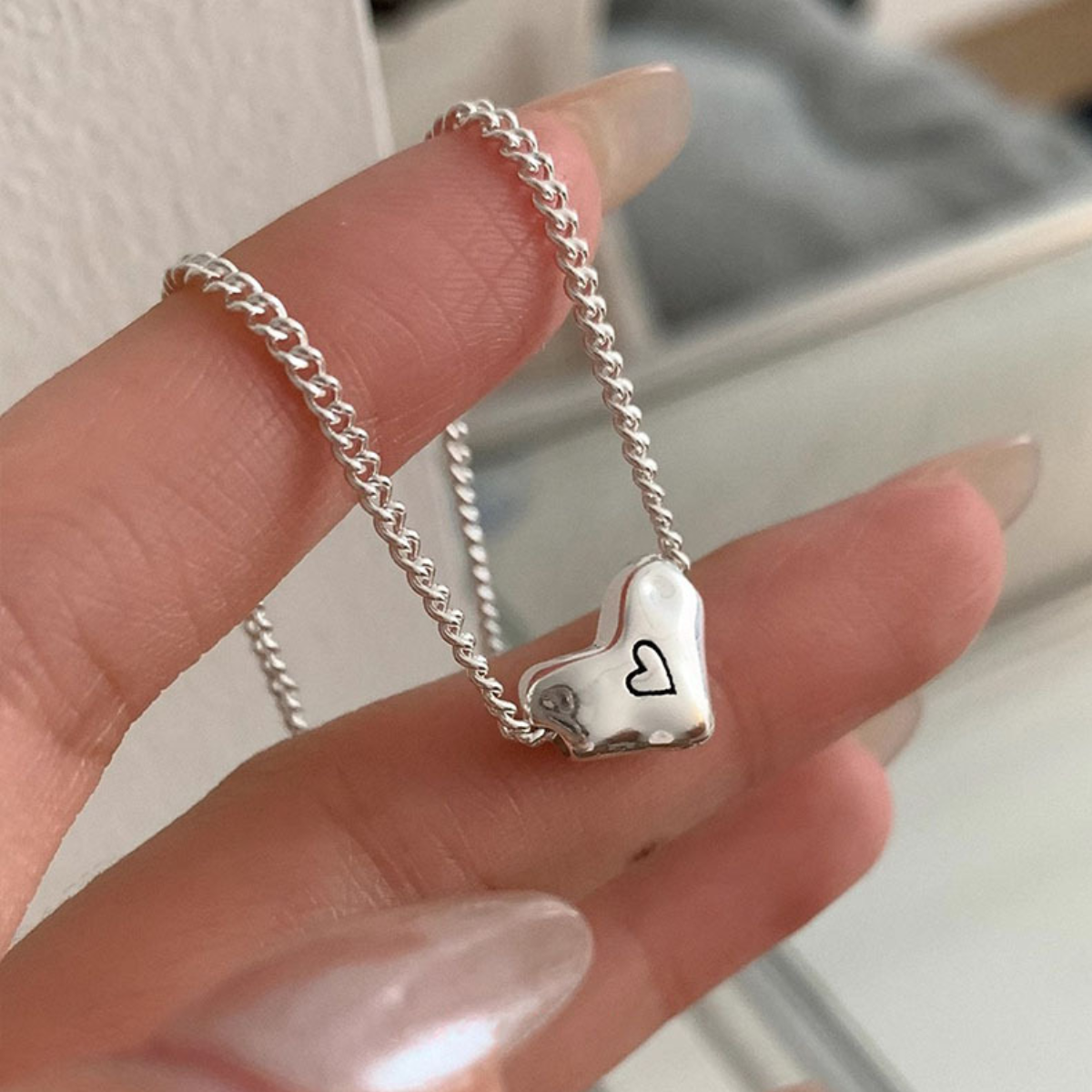 The Melted Heart Necklace